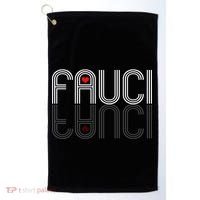 Retro Pro I Heart Dr Fauci Golf Towel thumb 0