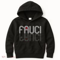 Retro Pro I Heart Dr Fauci Kids Hoodie thumb 0