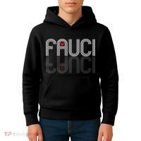Retro Pro I Heart Dr Fauci Kids Hoodie thumb 4