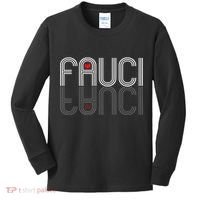 Retro Pro I Heart Dr Fauci Kids Long Sleeve Shirt thumb 0