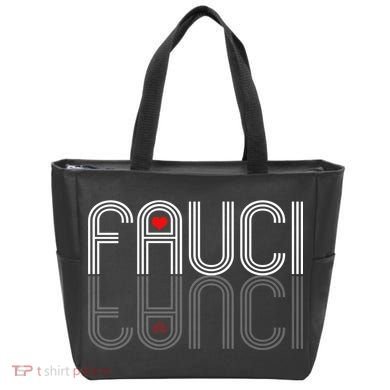 Retro Pro I Heart Dr Fauci Tote Bag