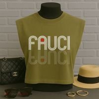 Retro Pro I Heart Dr Fauci Garment-Dyed Women's Muscle Tee thumb 3