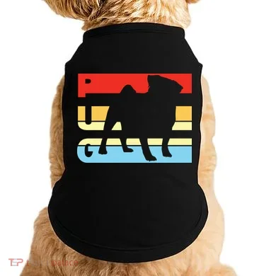 Retro Pug Logo Doggie Tank