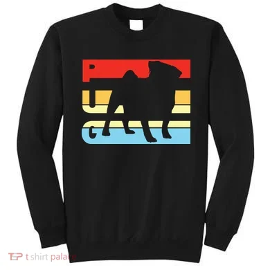 Retro Pug Logo Sweatshirt