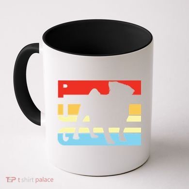 Retro Pug Logo Coffee Mug