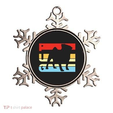 Retro Pug Logo Ornament