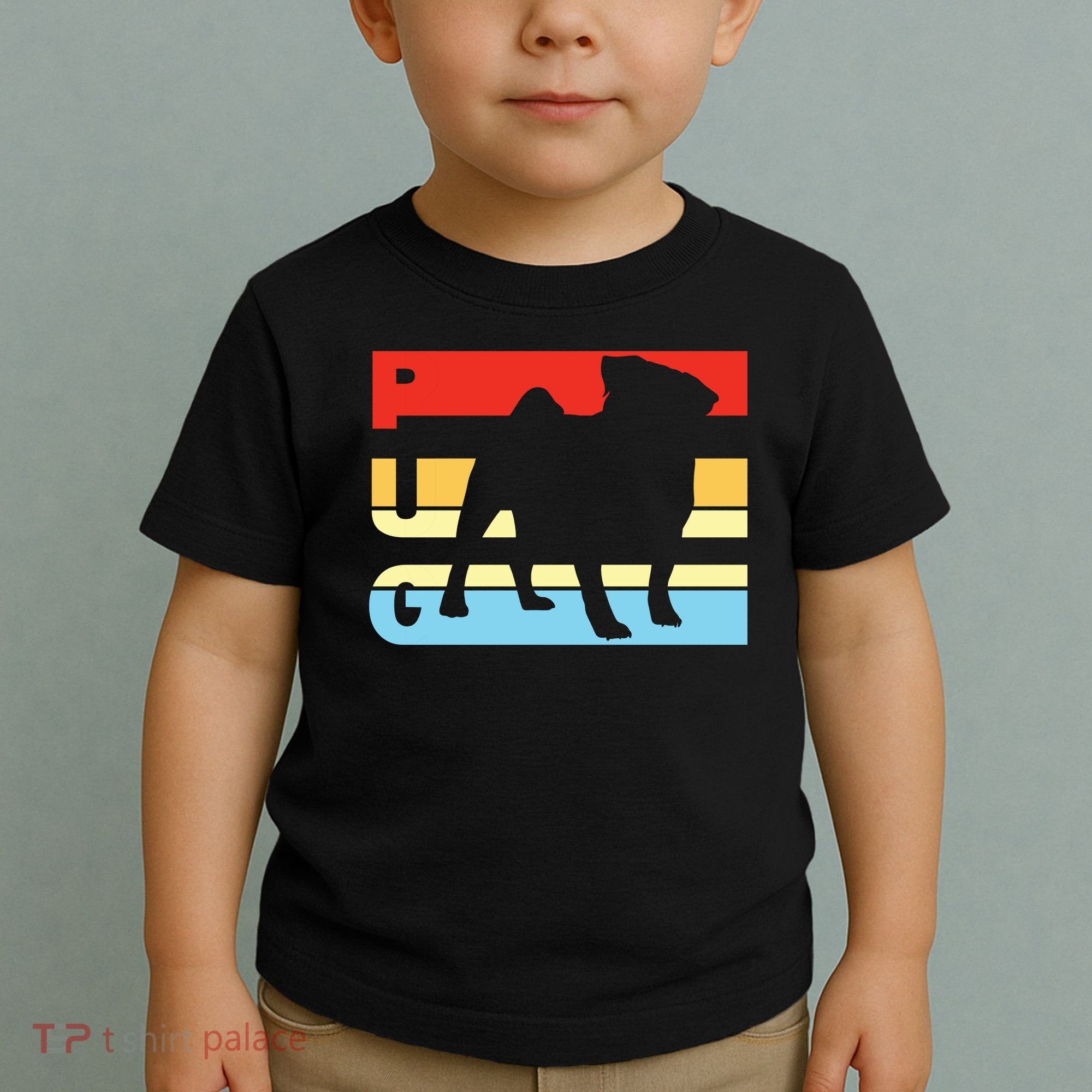 Retro Pug Logo Toddler T-Shirt