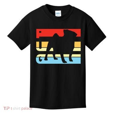 Retro Pug Logo Kids T-Shirt
