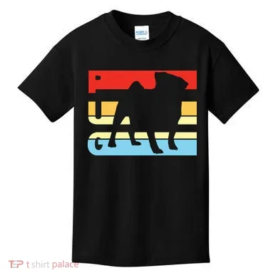 Retro Pug Logo Kids T-Shirt
