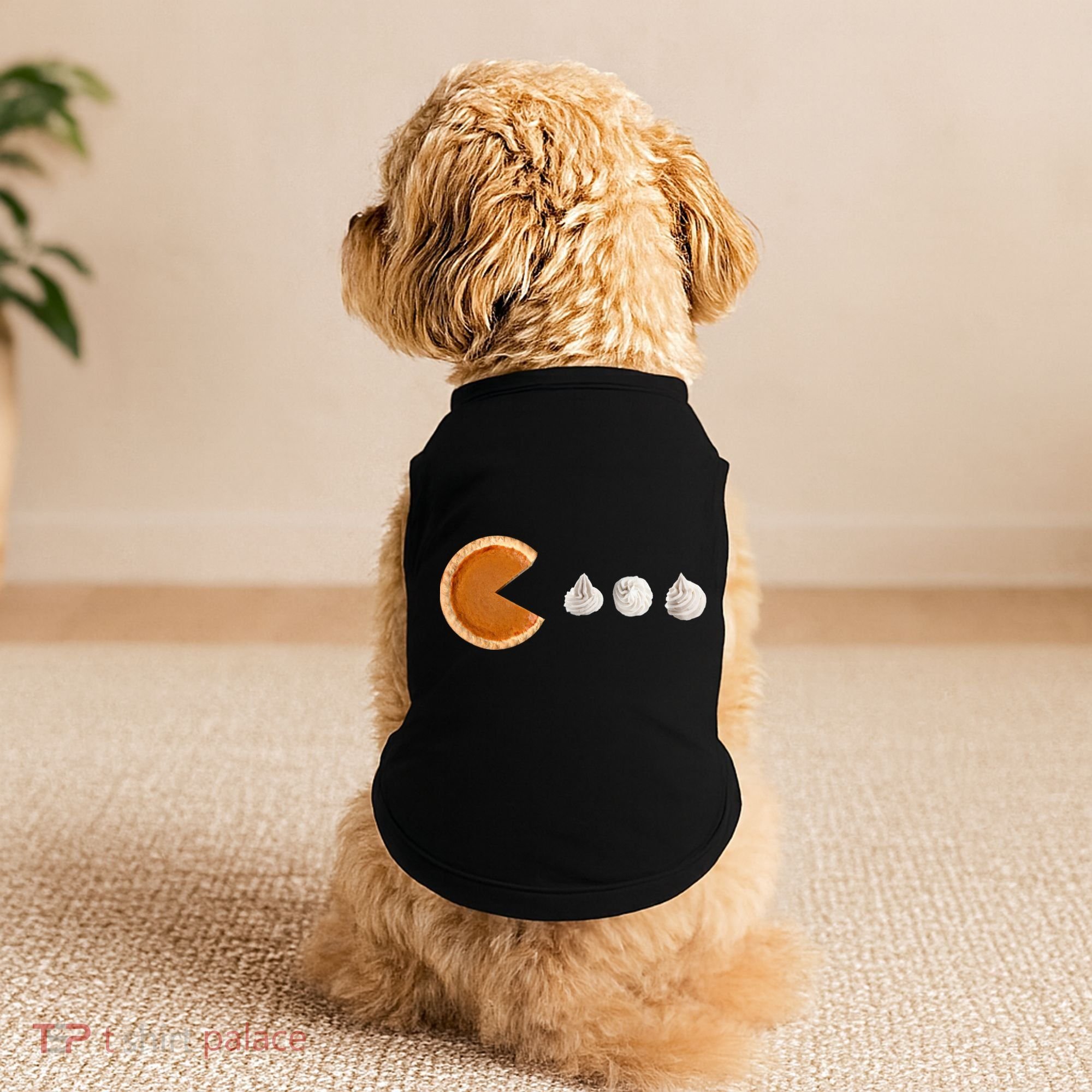 Retro Pumpkin Pie Thanksgiving Game Doggie Tank