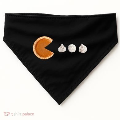 Retro Pumpkin Pie Thanksgiving Game USA-Made Doggie Bandana