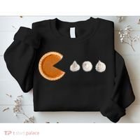 Retro Pumpkin Pie Thanksgiving Game Sweatshirt thumb 2