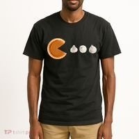 Retro Pumpkin Pie Thanksgiving Game Tall T-Shirt thumb 2