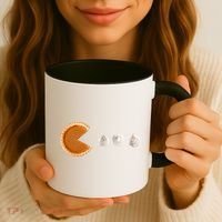 Retro Pumpkin Pie Thanksgiving Game Coffee Mug thumb 3