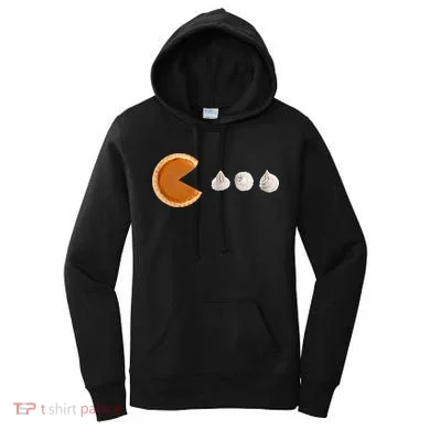 Retro Pumpkin Pie Thanksgiving Game Women's Hoodie