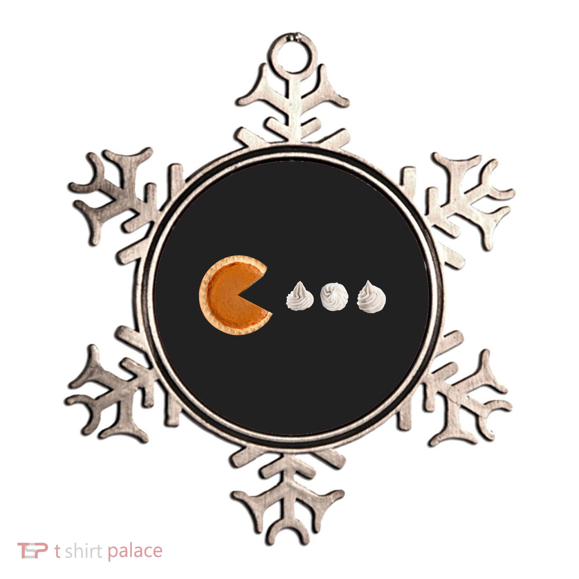 Retro Pumpkin Pie Thanksgiving Game Ornament