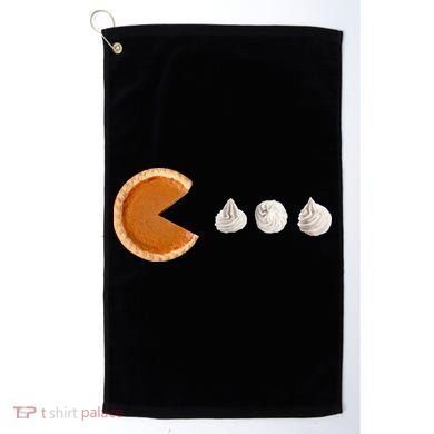 Retro Pumpkin Pie Thanksgiving Game Golf Towel