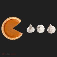 Retro Pumpkin Pie Thanksgiving Game Golf Towel thumb 3