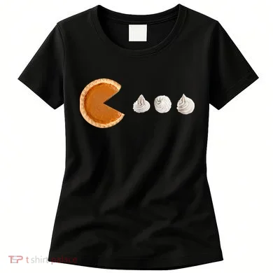 Retro Pumpkin Pie Thanksgiving Game Women's T-Shirt