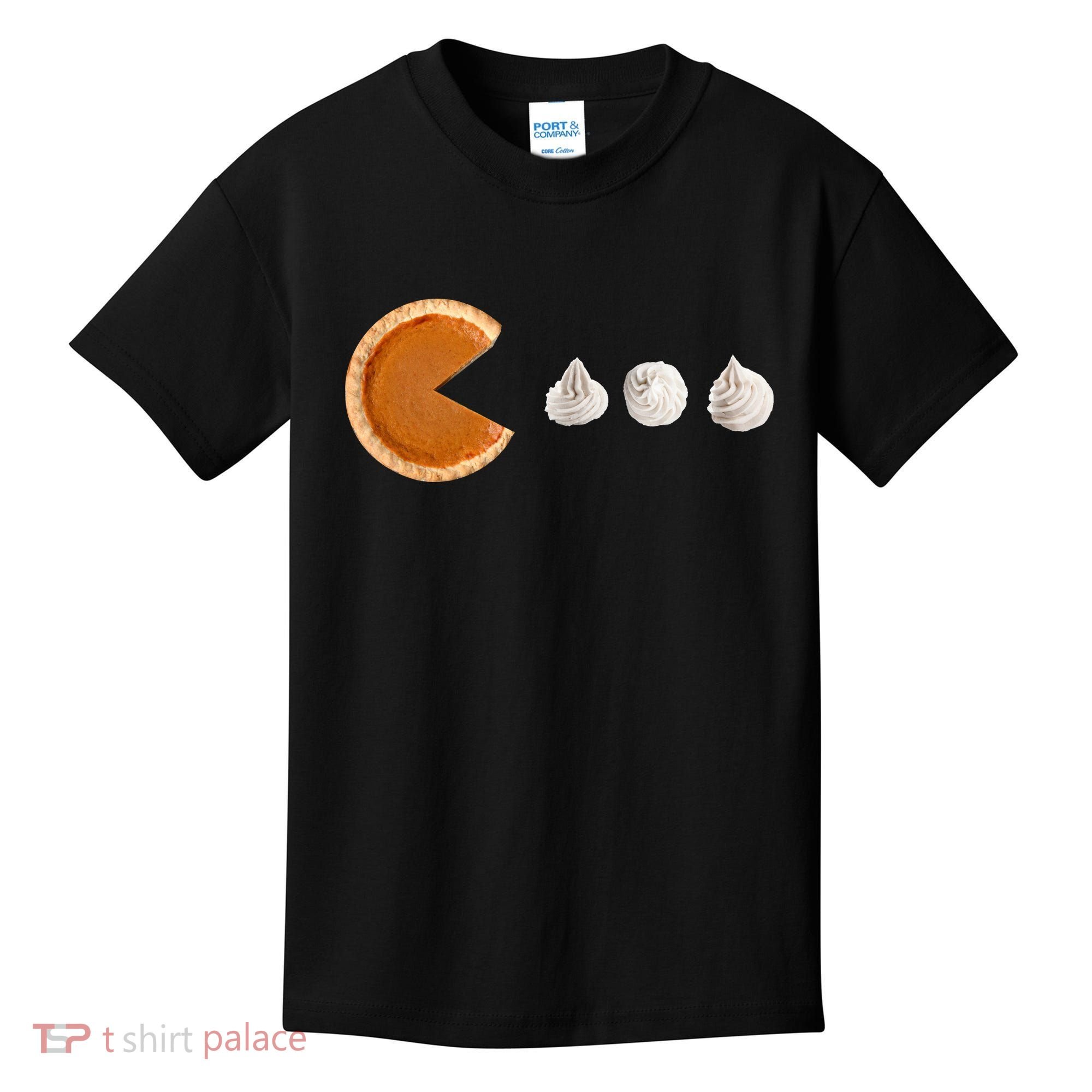 Retro Pumpkin Pie Thanksgiving Game Kids T-Shirt