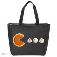 Retro Pumpkin Pie Thanksgiving Game Tote Bag thumb 0