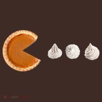 Retro Pumpkin Pie Thanksgiving Game Apron thumb 3