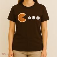 Retro Pumpkin Pie Thanksgiving Game T-Shirt thumb 4