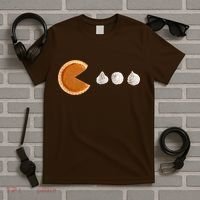 Retro Pumpkin Pie Thanksgiving Game T-Shirt thumb 5