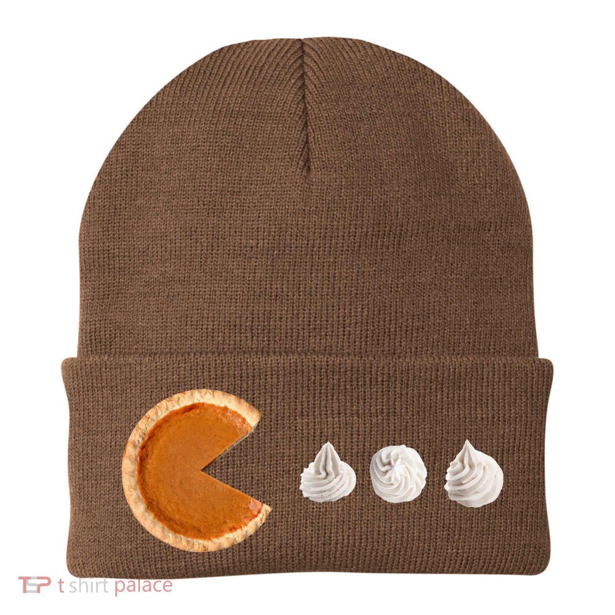 Retro Pumpkin Pie Thanksgiving Game Beanie