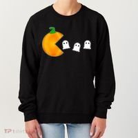 Retro Pumpkin Video Game Funny Halloween Women's Sweatshirt thumb 0