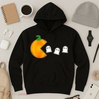 Retro Pumpkin Video Game Funny Halloween Hoodie thumb 3