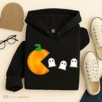 Retro Pumpkin Video Game Funny Halloween Hoodie thumb 4