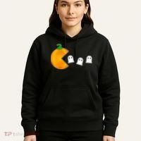 Retro Pumpkin Video Game Funny Halloween Hoodie thumb 5