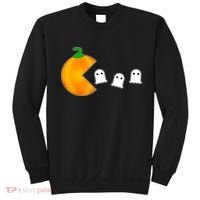 Retro Pumpkin Video Game Funny Halloween Sweatshirt thumb 0