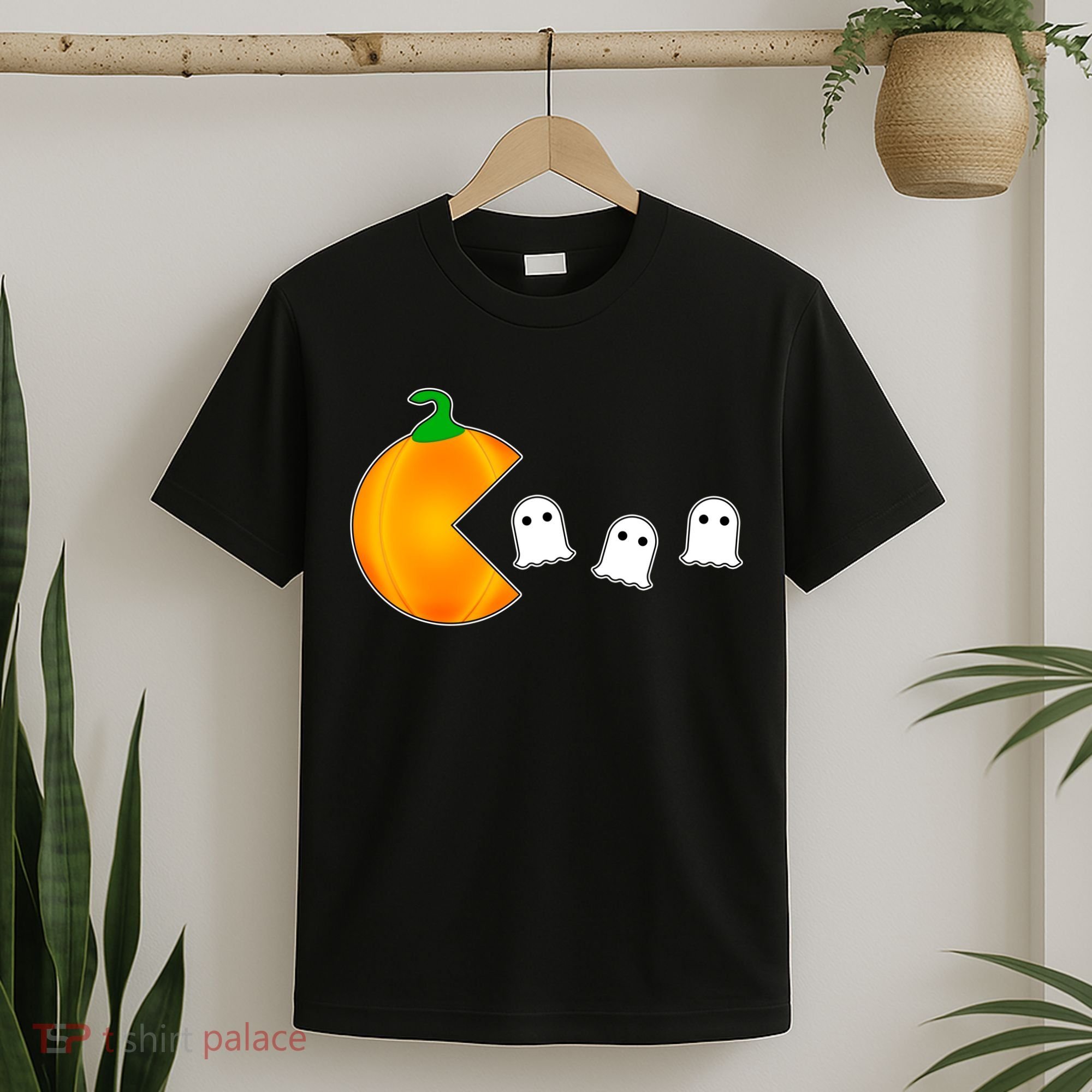 Retro Pumpkin Video Game Funny Halloween T-Shirt