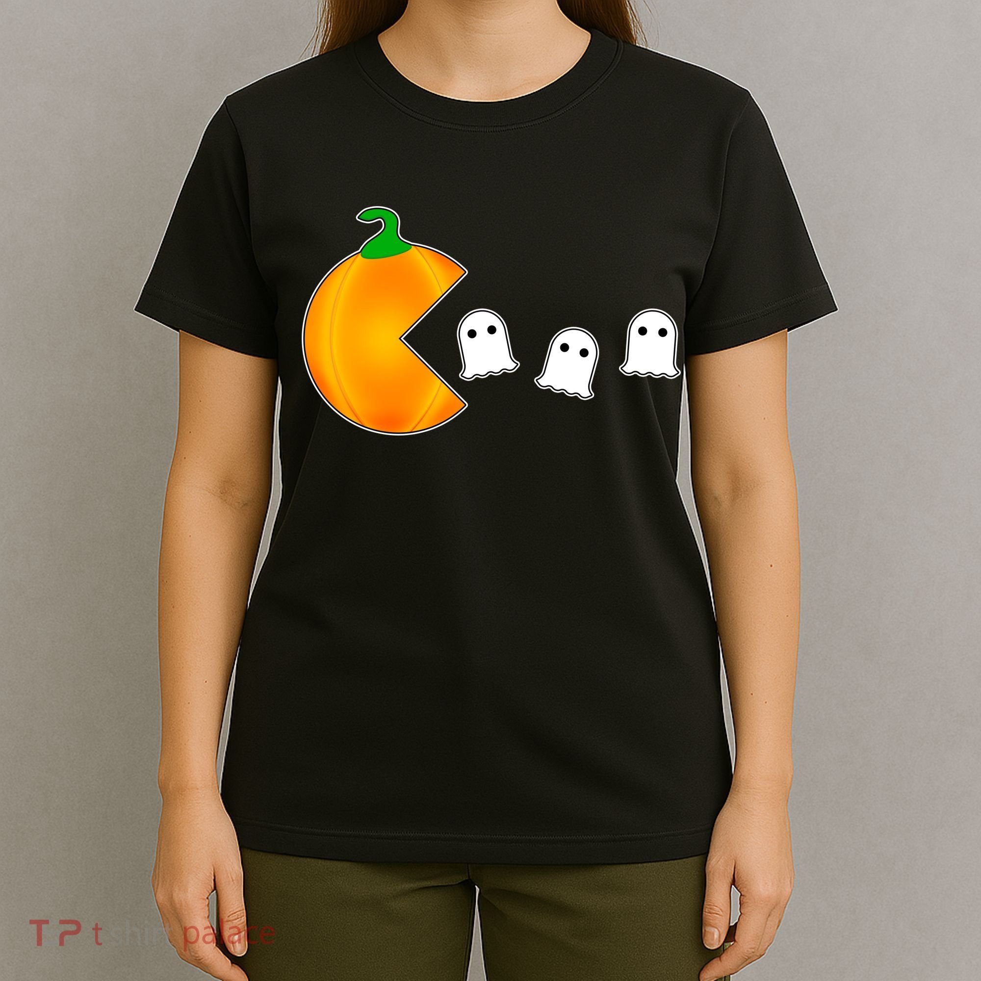 Retro Pumpkin Video Game Funny Halloween T-Shirt