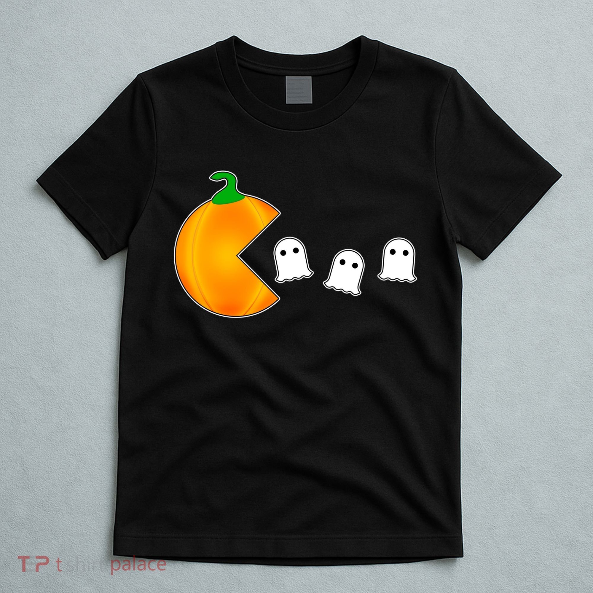 Retro Pumpkin Video Game Funny Halloween T-Shirt