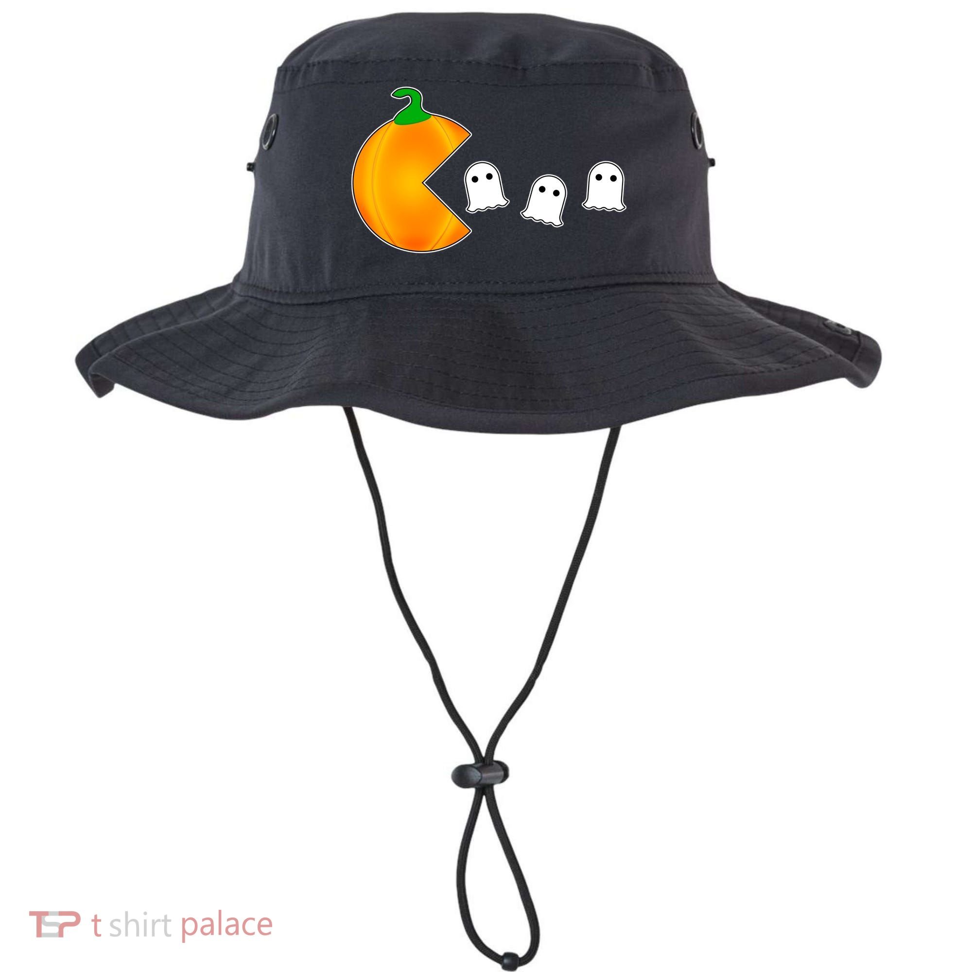 Retro Pumpkin Video Game Funny Halloween Bucket Hat