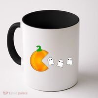 Retro Pumpkin Video Game Funny Halloween Coffee Mug thumb 0