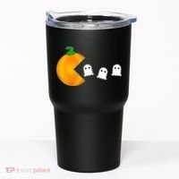 Retro Pumpkin Video Game Funny Halloween Tumbler thumb 0