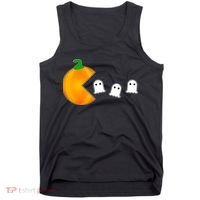 Retro Pumpkin Video Game Funny Halloween Tank Top thumb 0