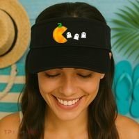 Retro Pumpkin Video Game Funny Halloween Visor thumb 2