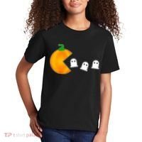 Retro Pumpkin Video Game Funny Halloween Kids T-Shirt thumb 2