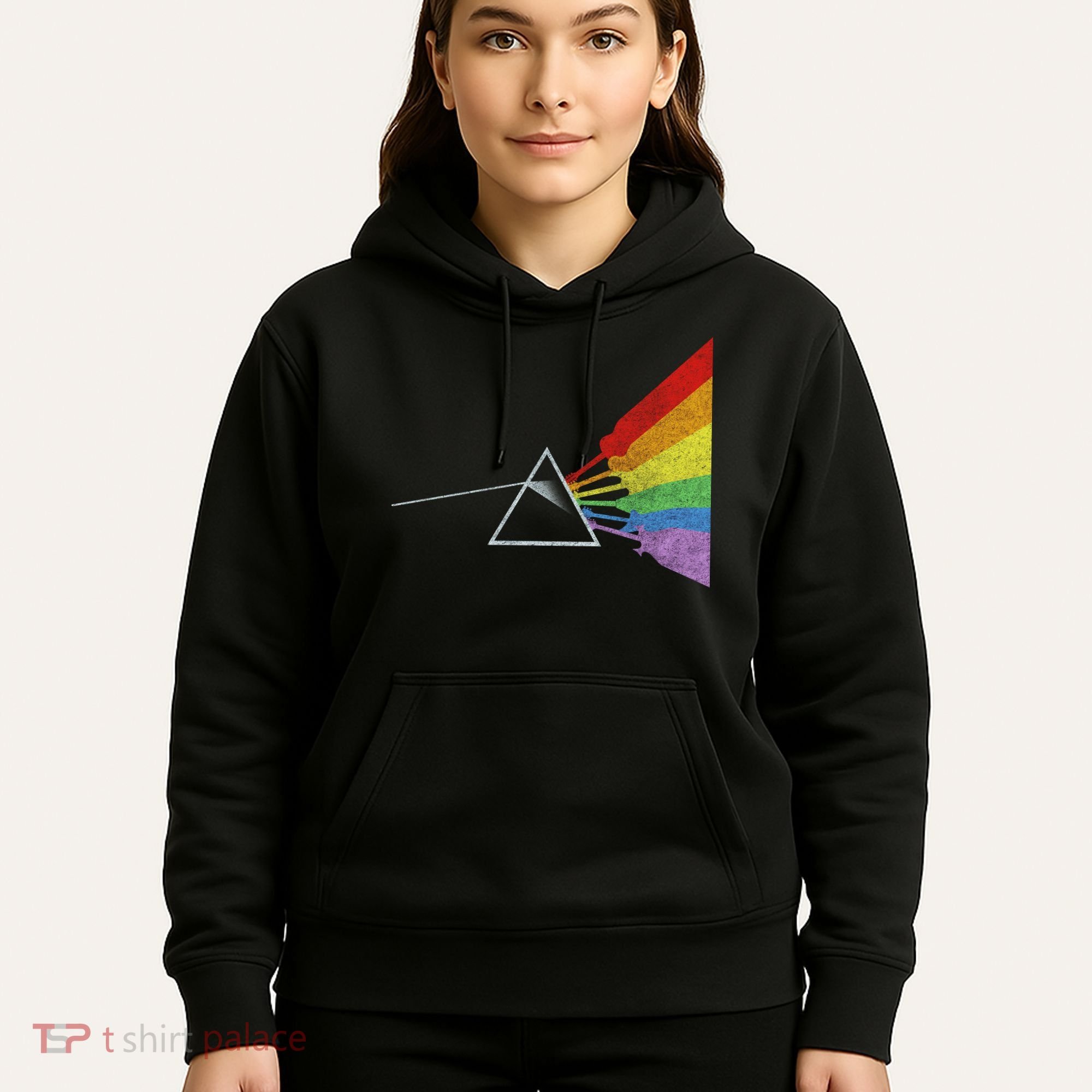 Retro Rainbow Guitars Hoodie