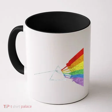 Retro Rainbow Guitars Coffee Mug