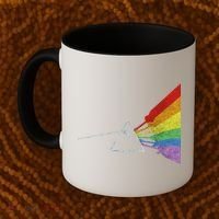 Retro Rainbow Guitars Coffee Mug thumb 2