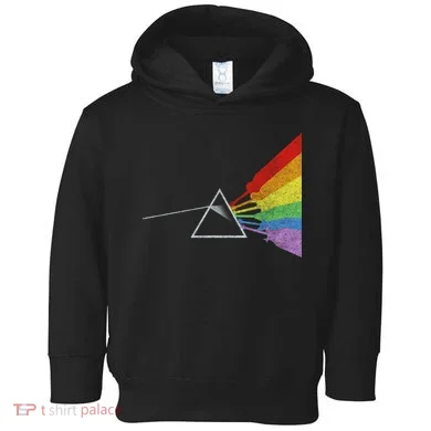 Retro Rainbow Guitars Toddler Hoodie