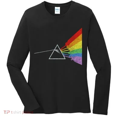 Retro Rainbow Guitars Women's Long Sleeve Shirt