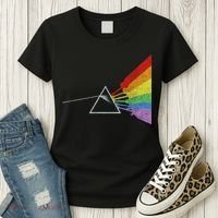 Retro Rainbow Guitars Women's T-Shirt thumb 3