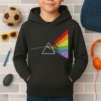 Retro Rainbow Guitars Kids Hoodie thumb 2